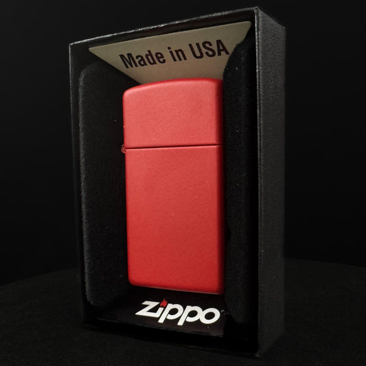 Zippo upaljač "Crveni Slim" s gravurom