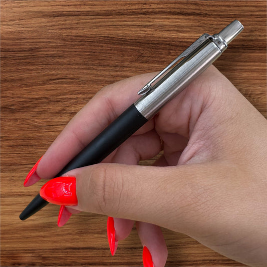 Parker Jotter Metal kemijska "Crna" s gravurom