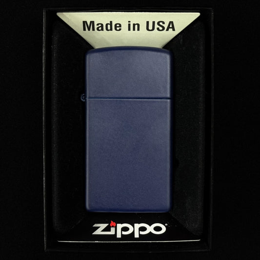 Zippo upaljač "Plavi Slim" s gravurom
