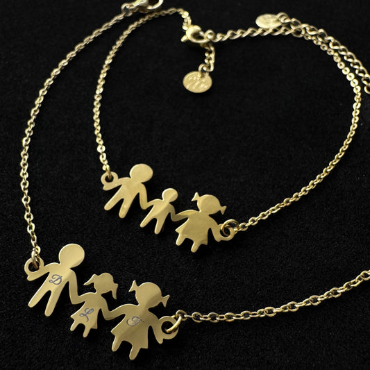 Narukvica "Obitelj" s gravurom