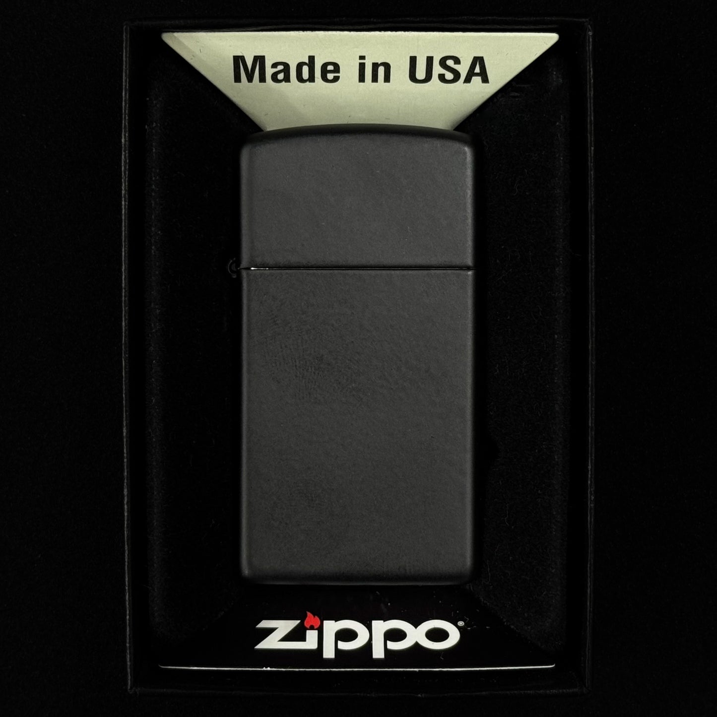 Zippo upaljač "Crni Slim" s gravurom