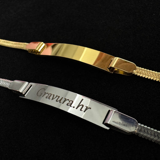 Narukvica "Gravura" s gravurom