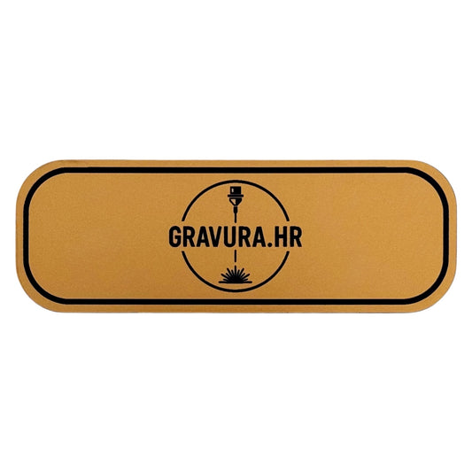 Pločica za vrata "Zaobljena"