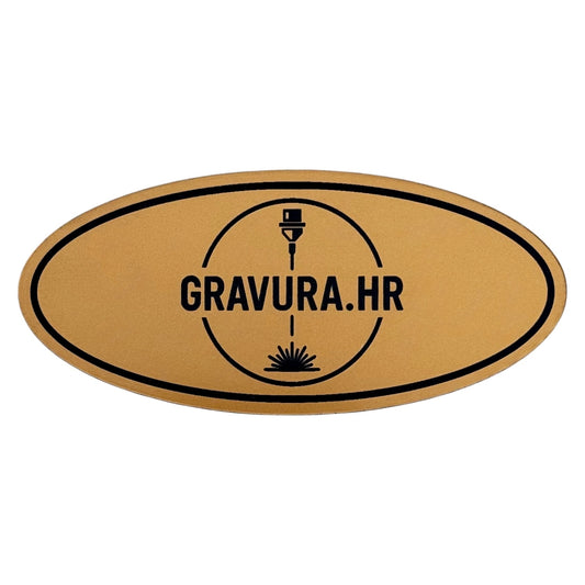 Pločica za vrata "Ovalna"