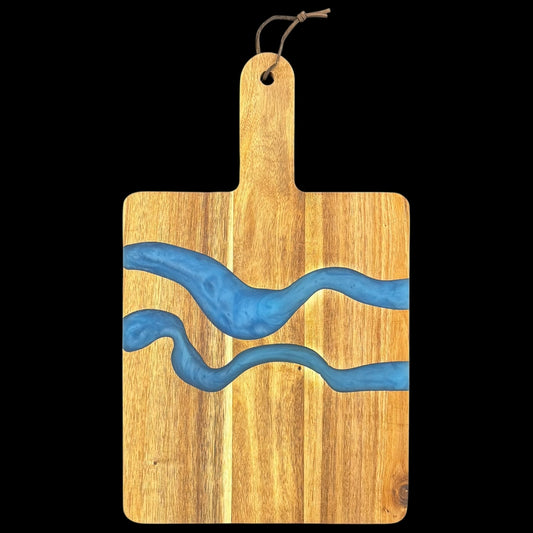 Daska bagrem drška "Azur" s gravurom