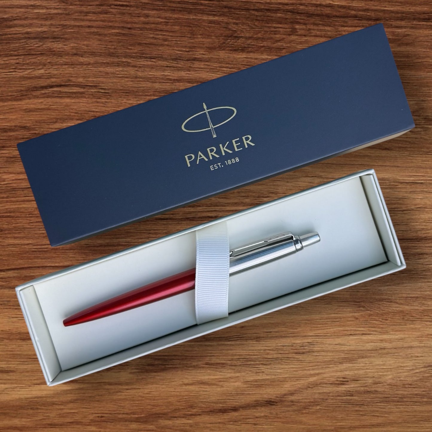 Parker Jotter Metal kemijska "Crvena" s gravurom