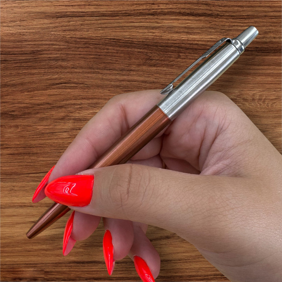 Parker Jotter Metal kemijska "Narančasta" s gravurom