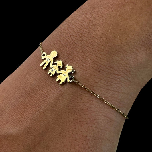 Narukvica "Obitelj" s gravurom