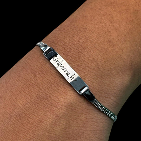 Narukvica "Gravura" s gravurom