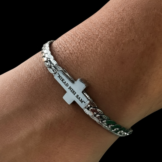 Narukvica "Križ" s gravurom