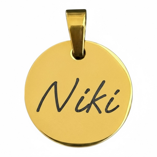 Privjesak "Krug" s gravurom