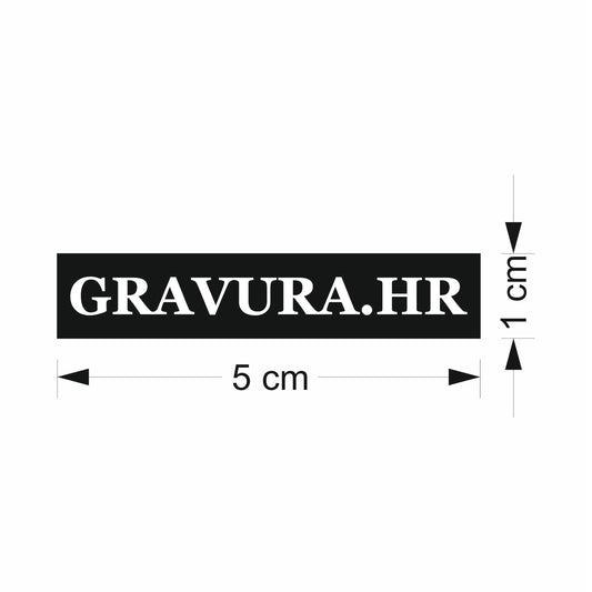 Pločica za zvono "Standard"